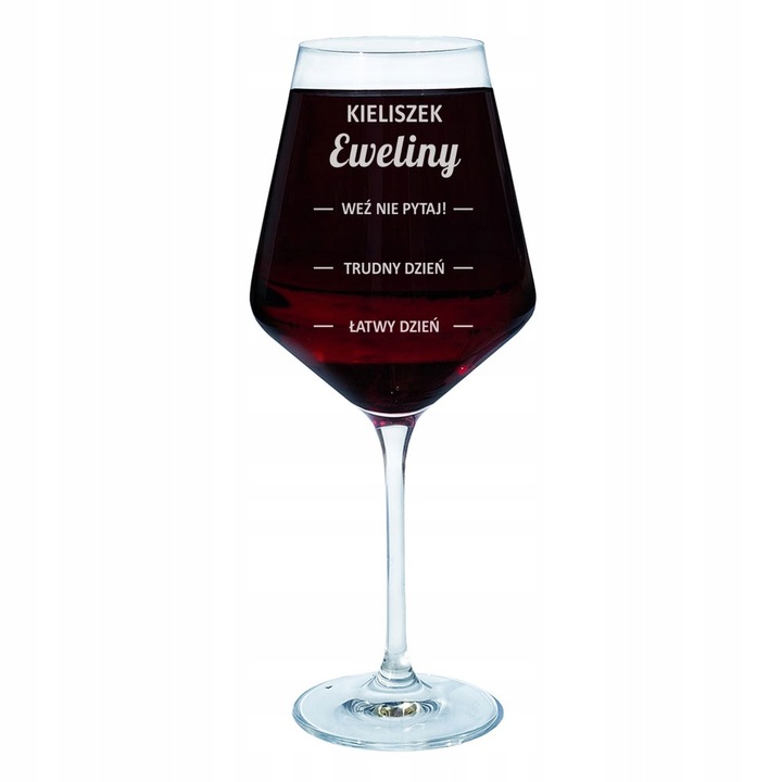 KIELISZEK DO WINA Z GRAWEREM prezent dla przyjaciółki żony urodziny 18-99