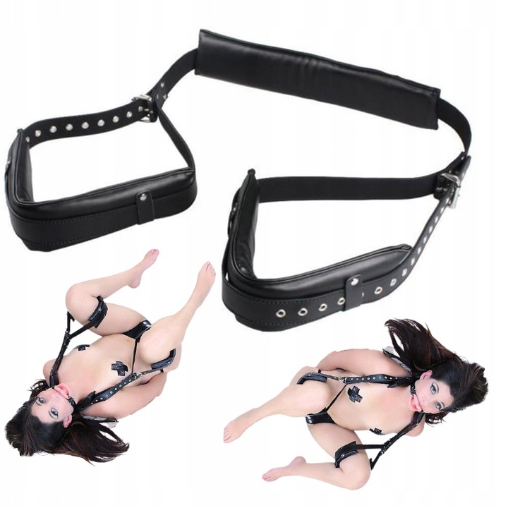 SKÓRZANA UPRZĄŻ DO SEKSU PODTRZYMUJE UDA