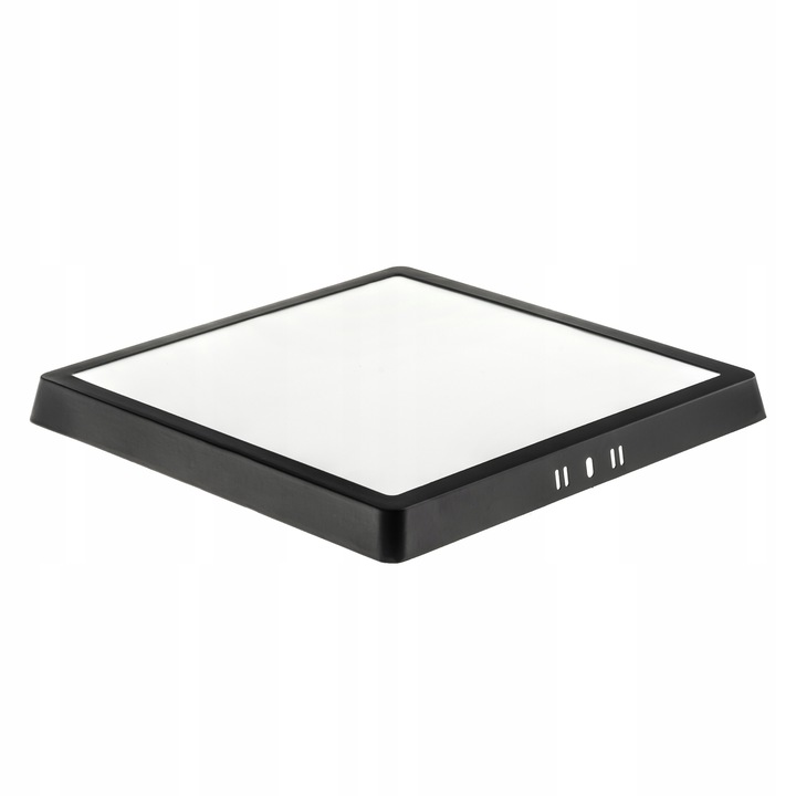 PANEL plafon sufitowy LED NATYNKOWY KWADRAT 24W 2160lm Nie mruga CCD CZARNY