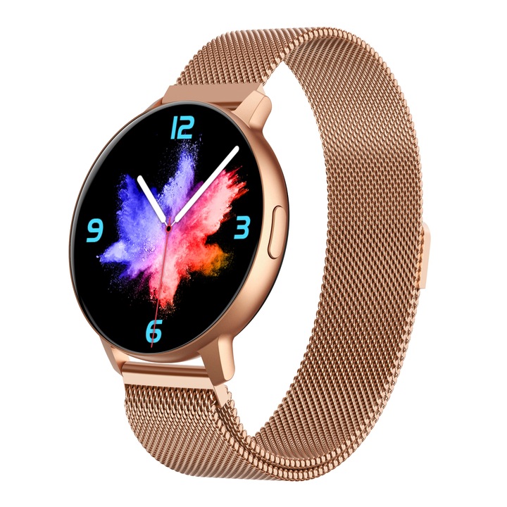 SMARTWATCH ZEGAREK DAMSKI POLSKIE MENU ROZMOWY SPORT PULS 2 PASKI AMOLED
