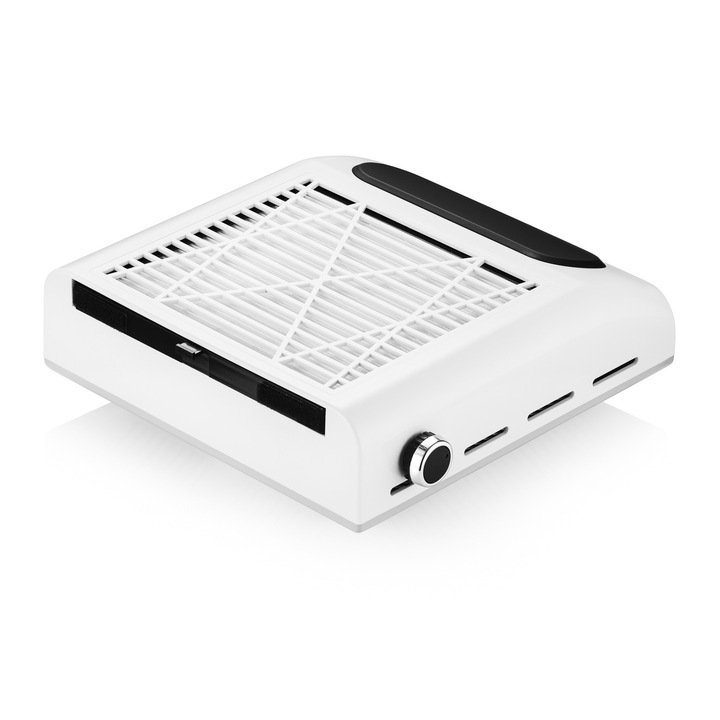 POCHŁANIACZ PYŁU DO PAZNOKCI FREZARKI BIAŁY FILTR KASETOWY HEPA MOC 80W