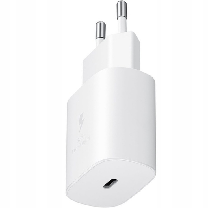 SZYBKA ŁADOWARKA SIECIOWA KOSTKA 25W + KABEL USB-C 1M