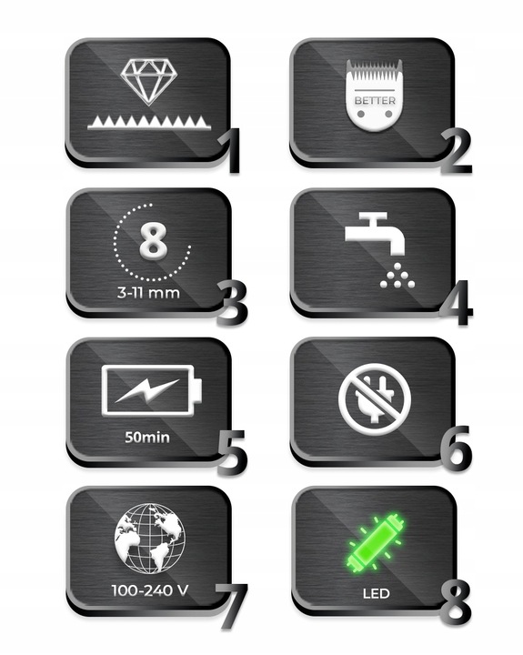 Braun Series 3 : Maszynka do włosów, Trymer, Golarka - Wszystko w jednym HQ