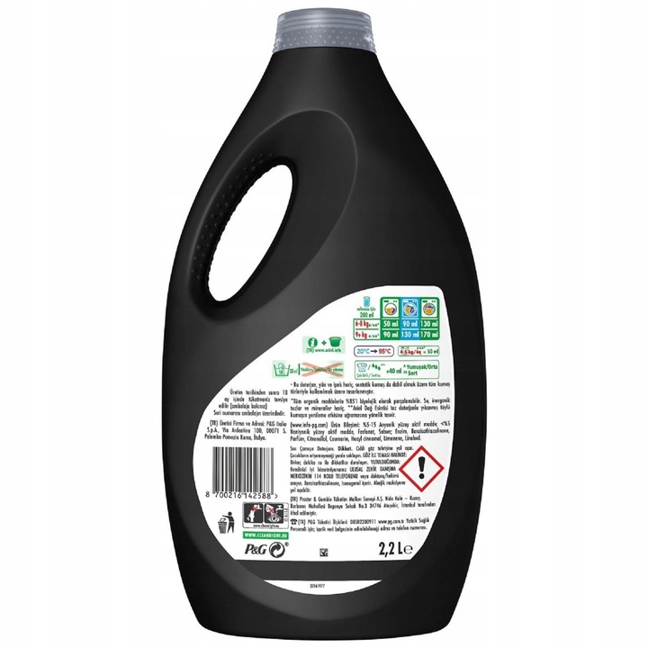 Żel do Prania Czarnego i Ciemnego Ariel Revita Black 2,2 L
