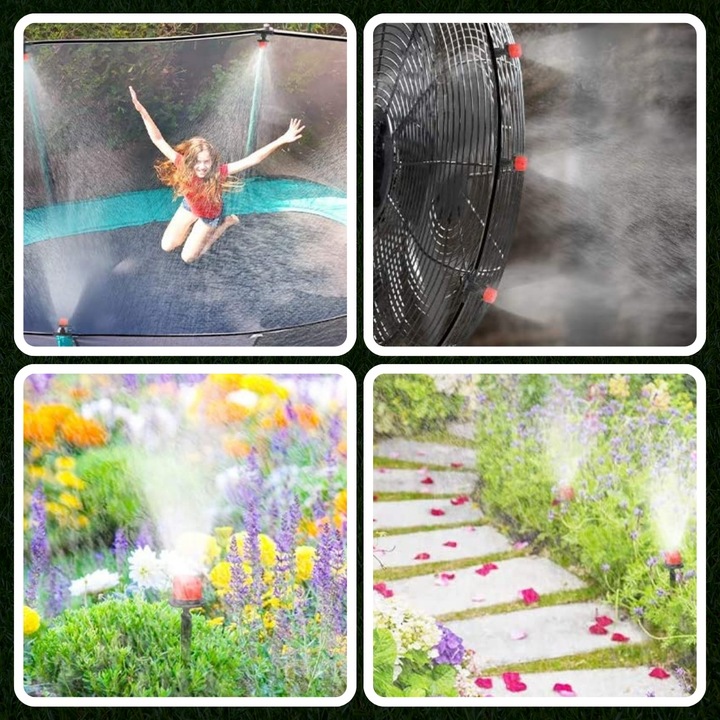 ZESTAW DO NAWADNIANIA KROPELKOWEGO SYSTEM DO KWIATKÓW ROŚLIN 25m + 30dysz