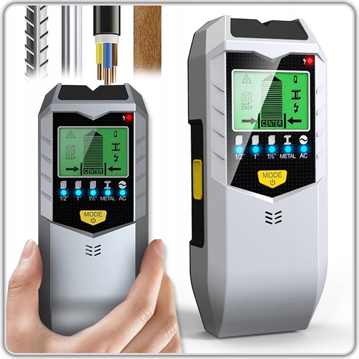 WYKRYWACZ DETEKTOR PRZEWODÓW KABLI METALI W ŚCIANIE DREWNA METALU