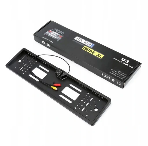 KAMERA COFANIA Z LED W RAMCE TABLICA REJESTRACYJNA