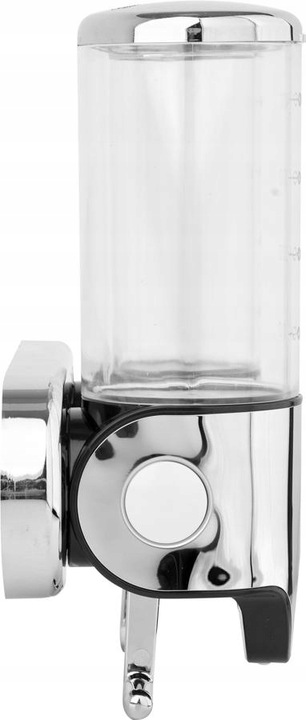 Ręczne dozownik do mydła naścienny Fala 1000 ml chrom