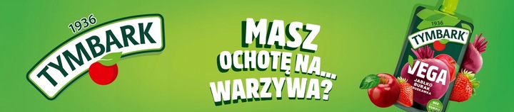 Mus warzywa owoce Tymbark Vega jabłko burak truskawka 12x 100g