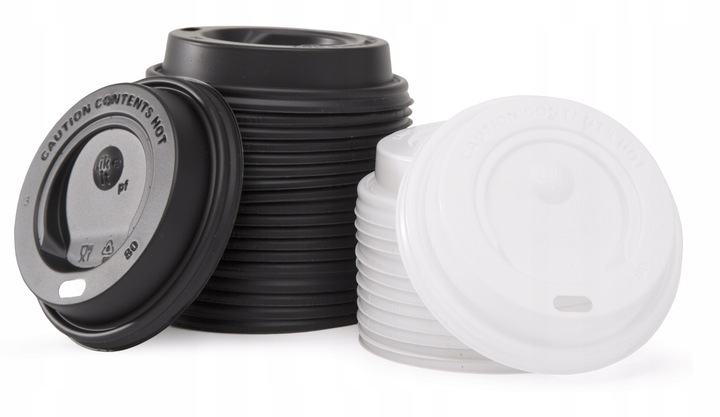 Kubki papierowe do kawy 300 ml SUP Pastele + wieczka – zestaw 100