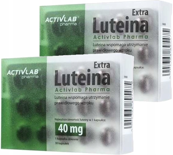 Activlab Luteina Extra 40mg Zdrowy Wzrok 30 kaps