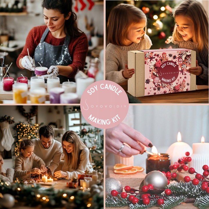 ZESTAW DO ROBIENIA ŚWIEC DIY WYROBU ŚWIECZEK SOJOWYCH 21w1 PREZENT