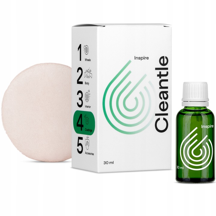 Cleantle Inspire Powłoka Ceramiczna na Lakier Powłoka Hydrofobowa 30ml