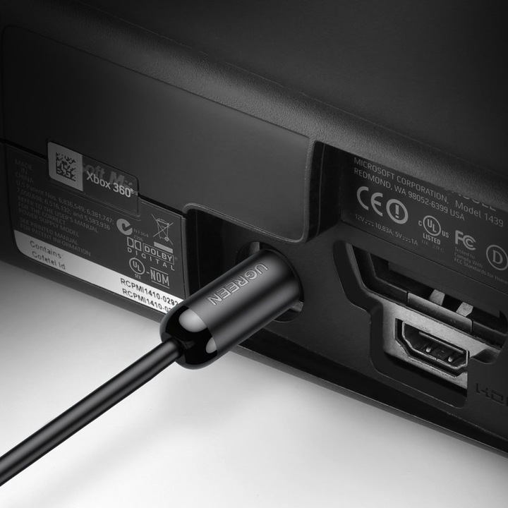 KABEL OPTYCZNY TOSLINK / SPDIF PRZEWÓD AUDIO UGREEN DŁUGI 3M