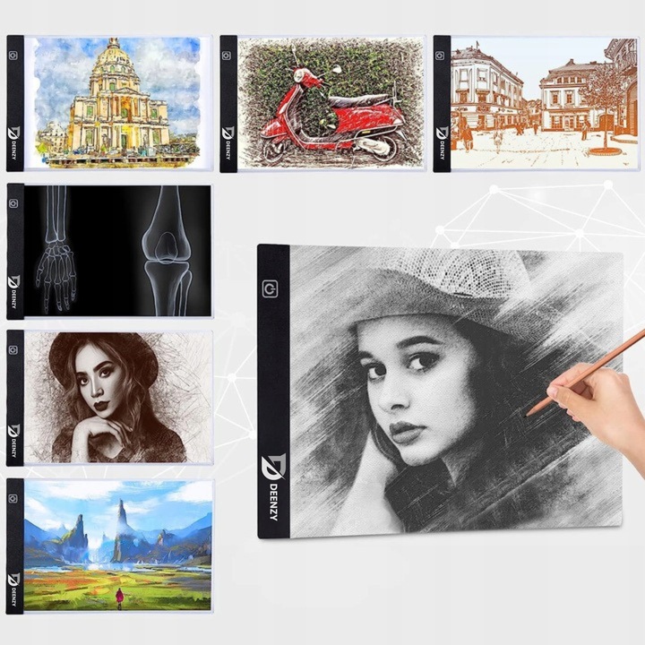 TABLET GRAFICZNY Deska Kreślarska TABLICA DO RYSOWANIA + Rękawiczka GRATIS