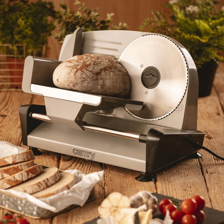 Krajalnica Camry KRAJALNICA DO CHLEBA WĘDLIN SERÓW MOCNA 0-15 mm 400 W