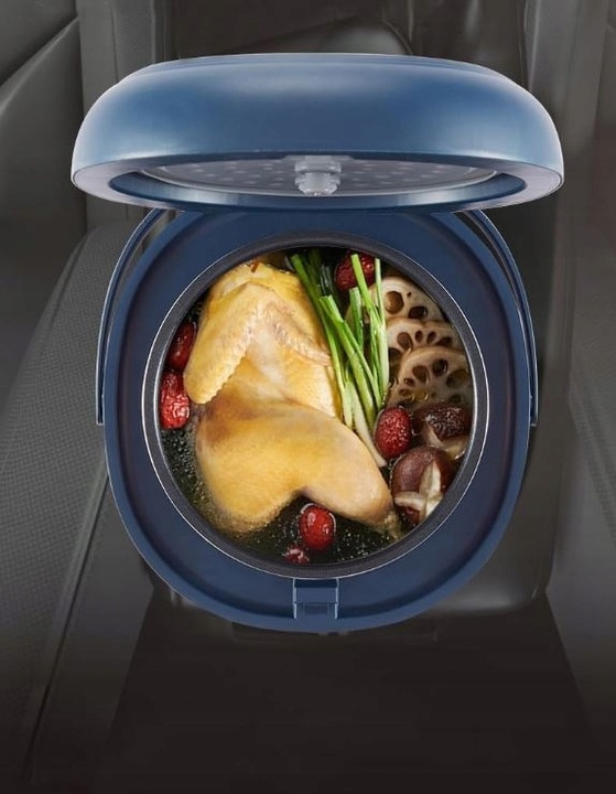 MULTICOOKER samochodowy 2L RYŻOWAR turystyczny 12V 24V TIR bus LCD