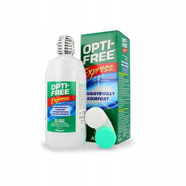 Płyn do soczewek OPTI-FREE Express 2 x 355 ml Alcon dezynfekuje oczyszcza
