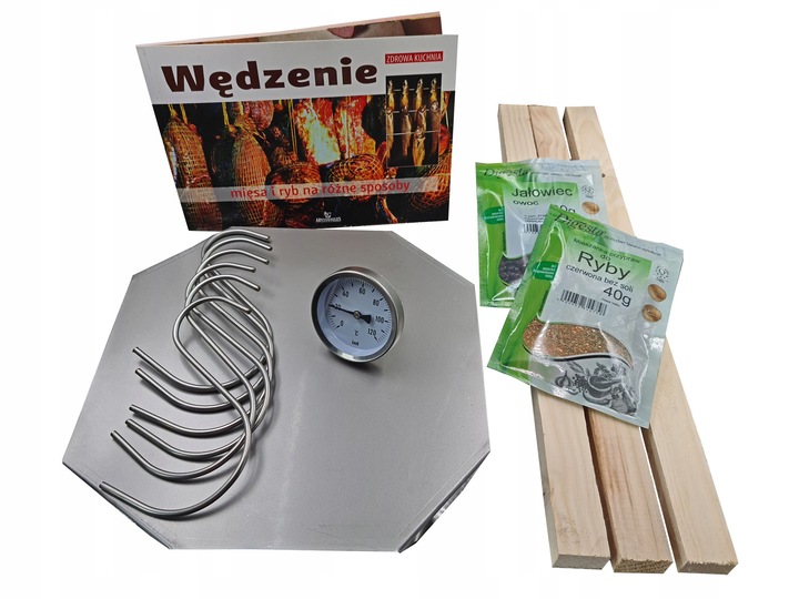 WĘDZARNIA DREWNIANA DOMOWA OGRODOWA WĘDZARNIK PALENISKO RURY GOTOWY ZESTAW
