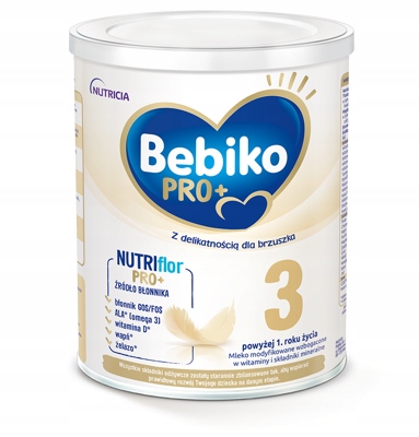 BEBIKO PRO+ 3 MLEKO NASTĘPNE PO 1 roku 700g