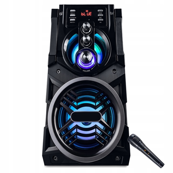 GŁOŚNIK PRZENOŚNY 850W KOLUMNA BLUETOOTH KARAOKE RADIO FM MOBILNY