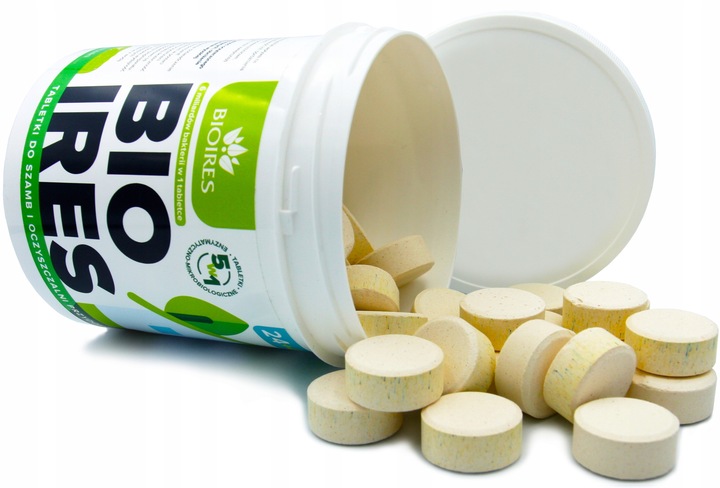 TABLETKI BAKTERIE DO SZAMBA OCZYSZCZALNI BIOIRES 5W1 NA ROK ROZRUCH GRATIS