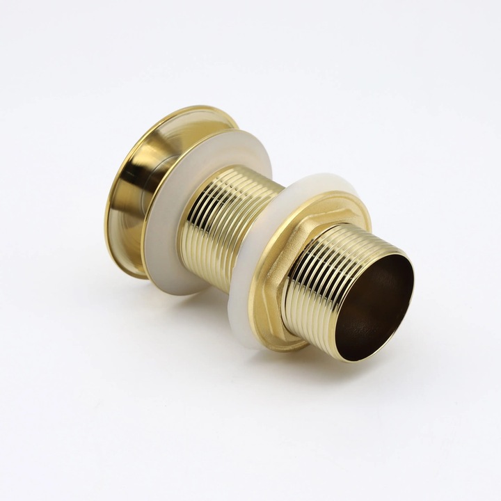 ZŁOTY KLIK KLAK KOREK AUTOMATYCZNY DO UMYWALKI BEZ PRZELEWU