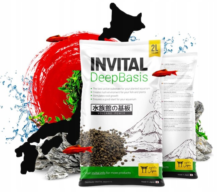 INVITAL DeepBasis 2l podłoże odżywcze pod żwir