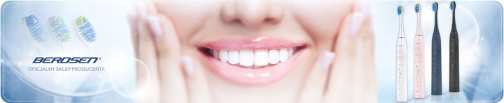 SZCZOTECZKA SONICZNA DO ZĘBÓW ELEKTRYCZNA + ETUI BERDSEN GALAXY