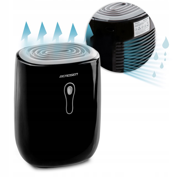 Osuszacz powietrza pochłaniacz wilgoci 800ml 23W BERDSEN