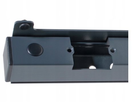 Kaseta elektrozaczepu ANTRACYT 7016 L280 z elektrozaczepem do furtki drzwi