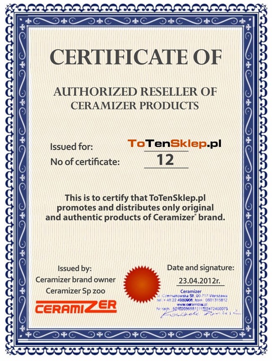 CERAMIZER ONE-SHOT ! EDYCJA LIMITOWANA !