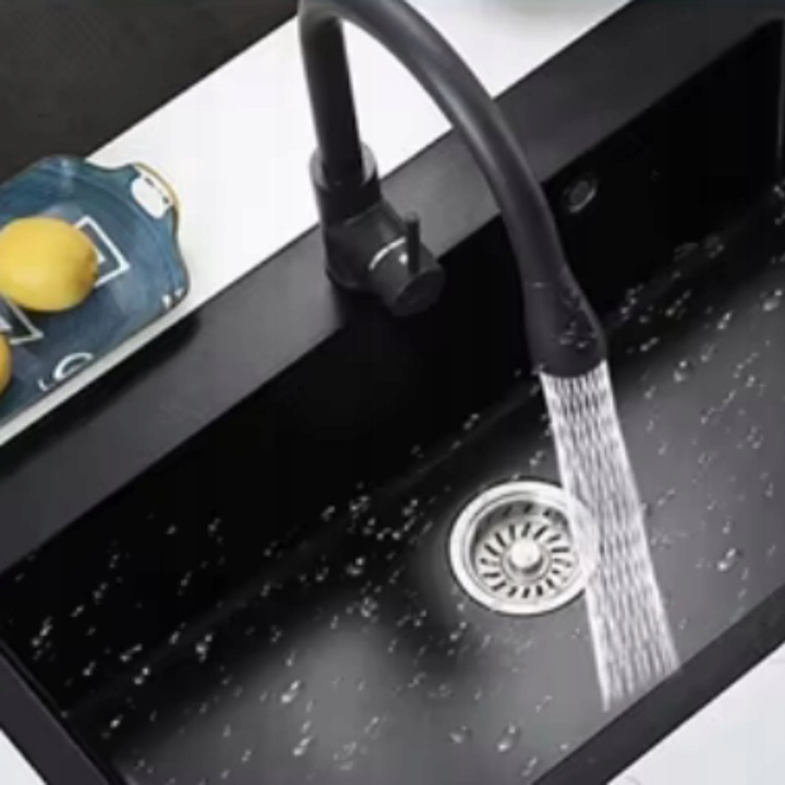 PRZEDŁUŻACZ KRANU KUCHENNEGO AERATOR PERLATOR 3 FUNKCJE 360° CZARNY LOFT 2s