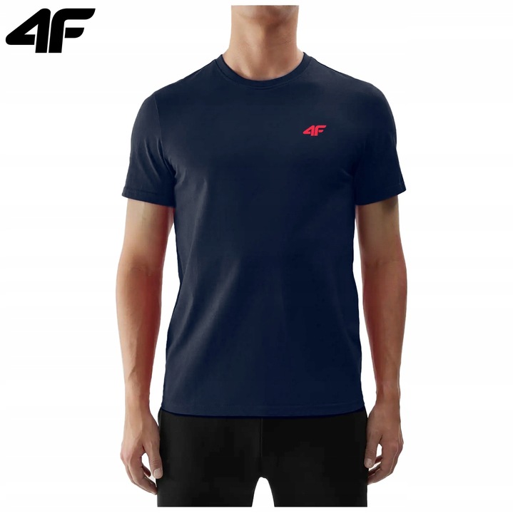 KOSZULKA MĘSKA 4F T-SHIRT BAWEŁNIANY PODKOSZULEK SPORTOWY CO DZIEŃ