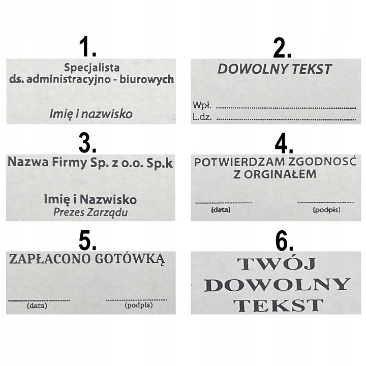 PIECZĄTKA TRODAT 8911 DO 4 LINII FIRMOWA IMIENNA BIUROWA PROJEKT + GUMKA