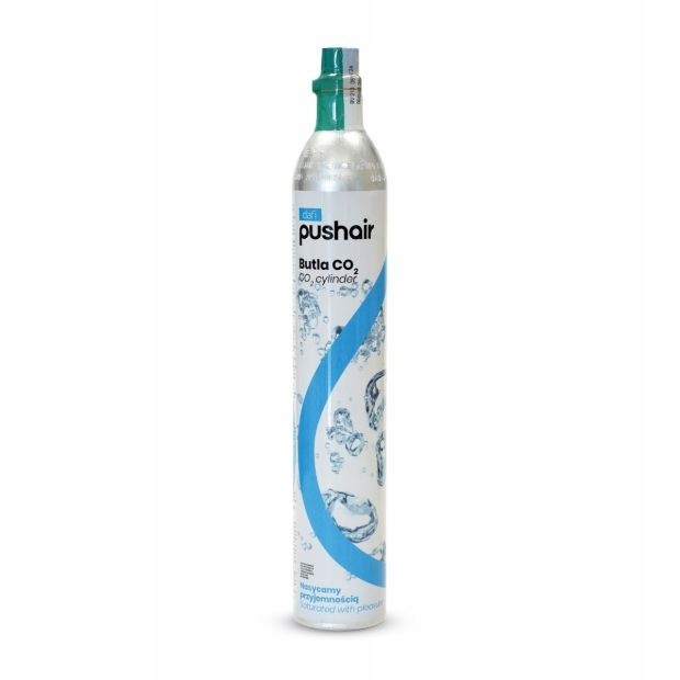 Dafi nabój butla CO2 do saturatora push air używany 425g
