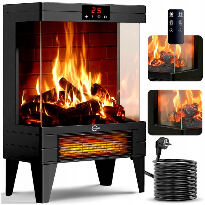 GRZEJNIK ELEKTRYCZNY KOMINEK FARELKA domowy łazienkowy MOCNY Z