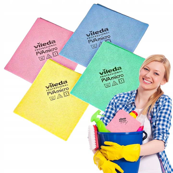 VILEDA MAGICZNE ŚCIERKI PVA MICRO PROFESSIONAL ORYGINALNE DO SZYB