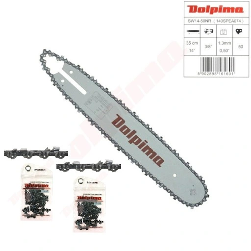 PROWADNICA DO PIŁY STIHL 35cm 3/8 1,3 + 2 ŁAŃCUCHY