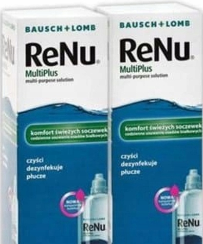 Zestaw Płynów do soczewek ReNu MultiPlus 2 x 360 ml Bausch&Lomb