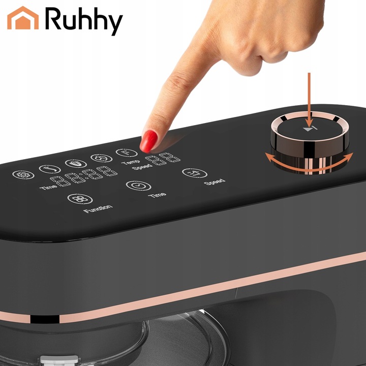 Robot Planetarny Kuchenny z Podgrzewaną Misą 5,7L Ruhhy Duży