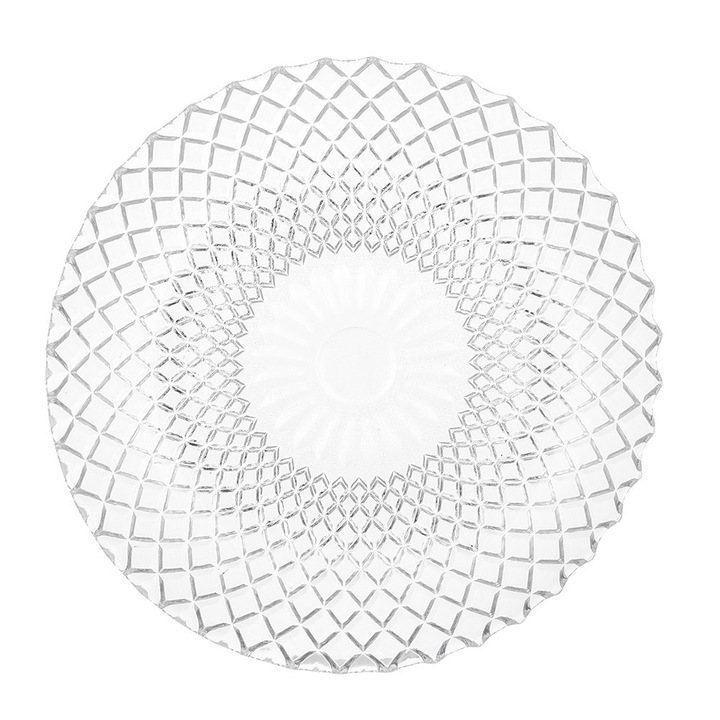 Talerzyki deserowe i patera Zestaw do ciasta 12 osób spodek na ciasto