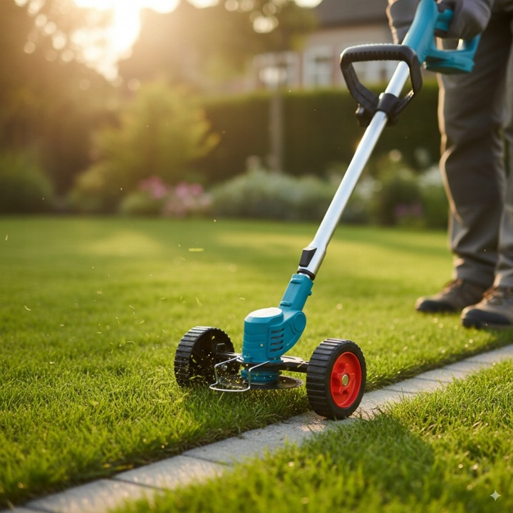 PODKASZARKA AKUMULATOROWA ELEKTRYCZNA MOCNA KOSA DO TRAWNIKA ZESTAW 2X
