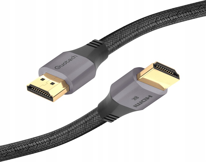 Kabel HDMI 2.1 8K Ultra High Speed QUOTECH 2.5m