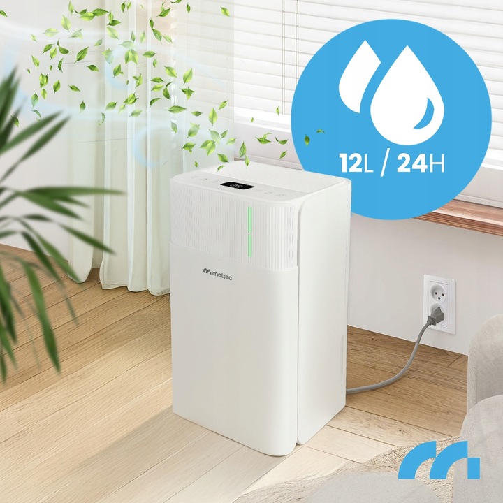 OSUSZACZ POWIETRZA POCHŁANIACZ WILGOCI CICHY WiFi TIMER HIGROSTAT