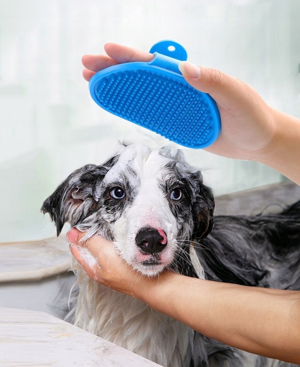 TRYMER ZGRZEBŁO SZCZOTKA DO SIERŚCI PSA KOTA 4SZT