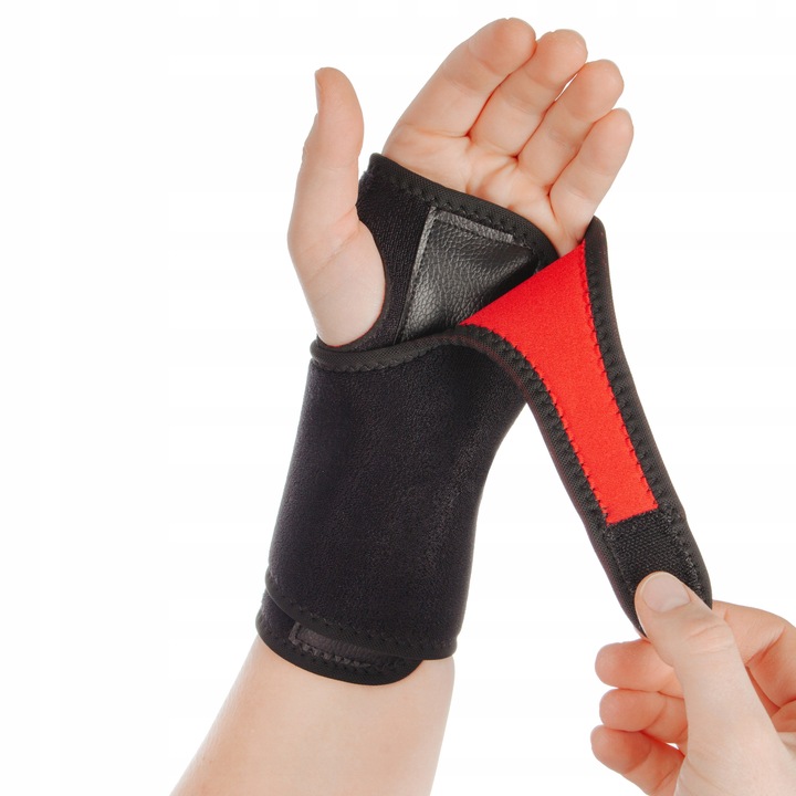 STABILIZATOR NA NADGARSTEK ORTEZA DŁONI OPASKA NADGARSTKA RĘKI Z SZYNĄ UNI