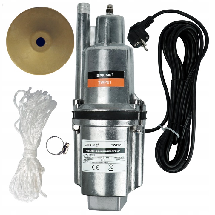 Pompa do wody brudnej głębinowa ruska nurek 1100 l/h IPX8 PRIME3 TWP61