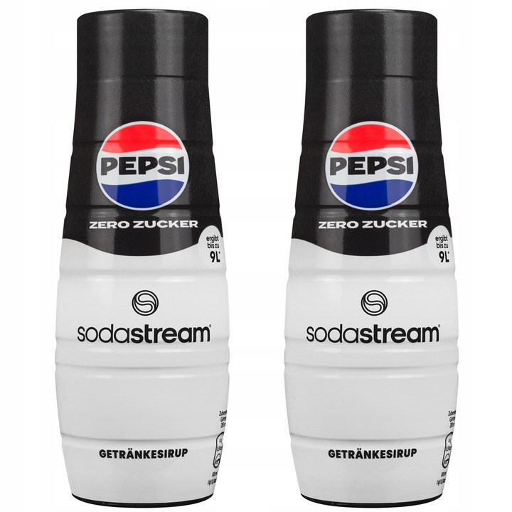 2x SYROP PEPSI MAX ZERO CUKRU SATURATOR SODASTREAM KONCENTRAT SOK DO