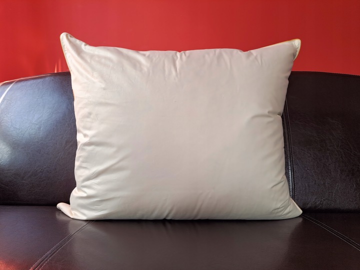 PODUSZKA 70x80 PUCH I PIERZE 2kg ,BAWEŁNA 100%